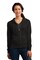 District® Women's Fitted Jersey Full-Zip Hoodie Lightweight Casual Layer for Everyday Wear